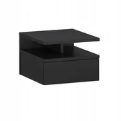 Target Home Zidni nocni ormaric s ladicom 32x35x23 cm crni