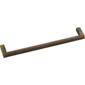 Pohištveni ročaj Macha, razmak lukenj 128 mm, širina 136 mm, ZN, med., črno krt.
