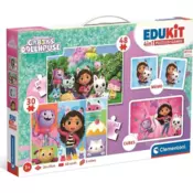 Clementoni Puzzle Edukit 4 u 1 Gabby’s Dollhouse CL18319