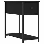Nocni ormaric crni 30 x 60 x 60 cm od konstruiranog drva