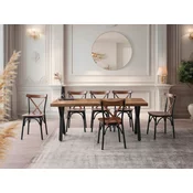 Hanah Home Trpezarijski sto Gala-3022, 180x80x79 cm, Orah