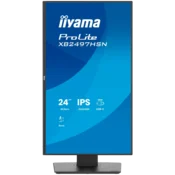 Iiyama ProLite XB2497HSN-B1, 60.5 cm , 23.8, 1920 x 1080 pixels, Full HD, LED, 1 ms, Black IPS monitor with USB-C docking, LAN ( XB2497HSN-