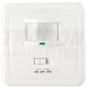 Senzor gibanja, podometni, bel 230V,300W, 160°, 3-2000lux, 10s-7min
