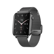 INF Pametna ura V82 kovinski pašček, 1.85 inch HD zaslon, Bluetooth klic Black, (5000310165)
