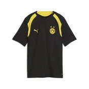 PUMA Borussia Dortmund Training Jersey Youth, Shop, Black/Faster Yellow, 7-8Y