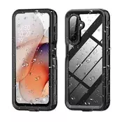 Vodootporna maska ShellBox WaterProof za Samsung Galaxy A17 4G / A17 5G s IP68 za spuštanja do 1.5m dubine - crn