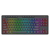 Gaming tipkovnica Redragon - Shiva TKL Pro, bežicna, RGB, crna