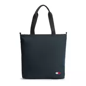 Tommy Jeans Nakupovalna torba ESS  mornarska / češnjevo rdeča / bela
