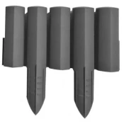 PVC vrtna palisada SGP_PA27A, 270x225x50mm, antracit, 10 kos