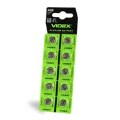 shumee Alkalne baterije videx AG8/LR1120 v blistru z 10 kosi.