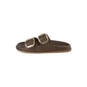 L37 HANDMADE SHOES Nizki natikači SUMMER SOOTHE rjava
