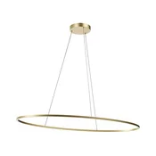 Redo 01-3341 - LED zatemljiv lestenec na jekleni vrvici LEO LED/67W/230V bronast