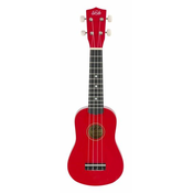DeSalvo SOPRAN UKULELE UKSRD RED S TORBO