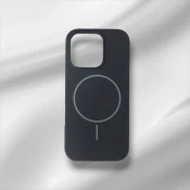 Futrola Silicone Thin MagSafe za iPhone 16pro, crna