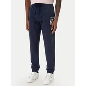 Aeronautica Militare Spodnji del trenirke 261PF1021UF00674 Mornarsko modra Regular Fit