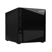 Asustor DRIVESTOR 4 Pro Gen2 AS3304T V2 NAS Realtek RTD1619B 2 GB DDR4 ADM Black