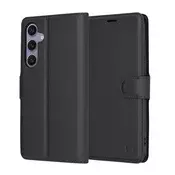Etui Techsuit Leather Folio za Samsung Galaxy S24 Plus - črn