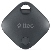 Pametni tracker ttec - Spoti, Apple Find My, crni