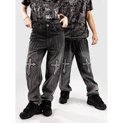 Ninth Hall Glory Cross Jeans grey omb