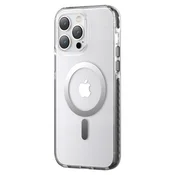 Kingxbar Kingxbar PQY Ice Crystal Series magnetno ohišje iPhone 14 Plus MagSafe sivo
