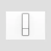 16 751 01 0000: Aktivirna tipka SANIT INEO BRIGHT DUROPLAST, bela