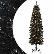 Vidaxl Umetno vitko božično drevo 240 cm 300 LED Toplo bela