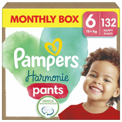 Pampers Harmonie pelene-gaćice, 15+ kg, 132/1 (mjesečno pakiranje)