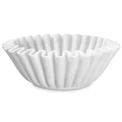 Casa Padrino luxury decorative marble bowl white A� 30 x H. 10 cm - Round fruit bowl - Dining table decoration - Decorative accessories - Luxury accessories - Luxury quality