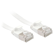 LINDY LINDY 47545 RJ45 omrežni kabel\, Patch kabel CAT 6a U/FTP 10.00 m bela 1 kos, (20419760)