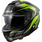 LS2  Ff808 Stream Ii Fury Black / H-v Yellow