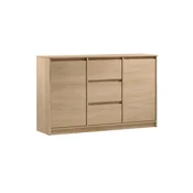Komoda MIYABI 138 x 86 x 40 cm, hrast Cremona