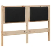 Vidaxl Vzglavje Drugo Rjava 135 cm Trdna borovina