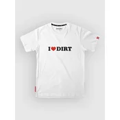 Loose Riders I Heart Dirt Tech Tee white