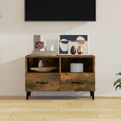TV ormaric dimljeni hrast 80 x 36 x 50 cm konstruirano drvo