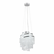 LED viseča svetilka v srebrni barvi o 48 cm Pomp – Trio