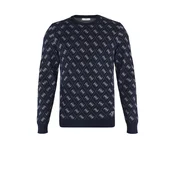Guess Pulover M6YR11 Z0916 Mornarsko modra Regular Fit