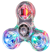 Dardanar Crystal Luminous Led Light Fidget Spinner Hand Top Spinners Glow In Dark Edc Decompression Toy Gyroscope, (21198832)