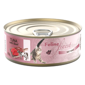 Feline Finest mokra mačja hrana 85 g - Tunina z govedino