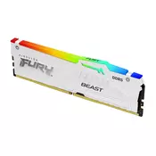 Kingston Technology FURY Beast 32GB 5600MT/s DDR5 CL36 DIMM Bela RGB EXPO