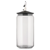 Kozarec za shranjevanje pasje hrane LULAJAR, 1,5 l, črna, Alessi