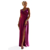 Elegant maxi long dress with shoulder straps Numoco