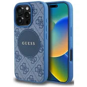 1 to 3 Ovitek Guess Za Iphone 16 Pro Max 4G Logo Kroga Z Magnetom Za Magsafe