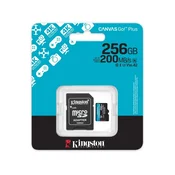 Memorijska kartica U3 V30 microSDXC 256GB Canvas Go Plus 200MB/s A2 + adapter SDCG4/256GB