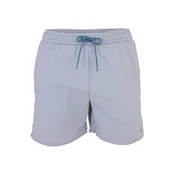 Calvin Klein Swimwear Kratke kopalne hlače Seersucker mornarska/bela