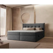 Boxxx POSTELJA Z VZMETNICO 140 cm x 200 cm , tekstil antracit