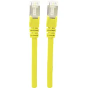 Intellinet Intellinet 350488 RJ45 omrežni kabel\, Patch kabel CAT 6a S/FTP 1.50 m rumena zaščita iz folije\, pletena zaščita\, brez halogena 1 kos, (20417833)