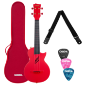 Koncertni ukulele HH 2280 Carbon Red Cascha