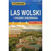 Mapa tur. - Las Wolski i Pasmo Sikornika 1:10 000