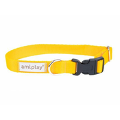 Amiplay Ovratnica za psa SAMBA , rumena