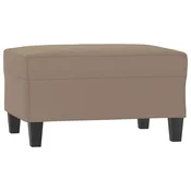 Vidaxl Stolček za noge taupe 70x55x41 cm tkanina iz mikrovlaken